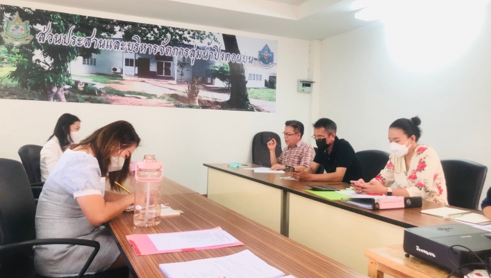 สทภ.1 โดยการประชุมเจ้าหน้าที่ส่วนประสานและบริหารจัดการลุ่มน้ำปิงตอนบน ครั้งที่ 1/2565