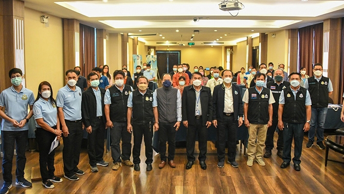 ศปว. จัดประชุมเชิงปฏิบัติการซักซ้อมความเข้าใจ ทบทวนการปฏิบัติงานและเพิ่มประสิทธิภาพในการรายงานผลข้อมูล และการบำรุงรักษาระบบตรวจวัดปริมาณน้ำเก็บกักในแหล่งน้ำขนาดเล็ก ครั้งที่ 2 (กลุ่มที่ 1)