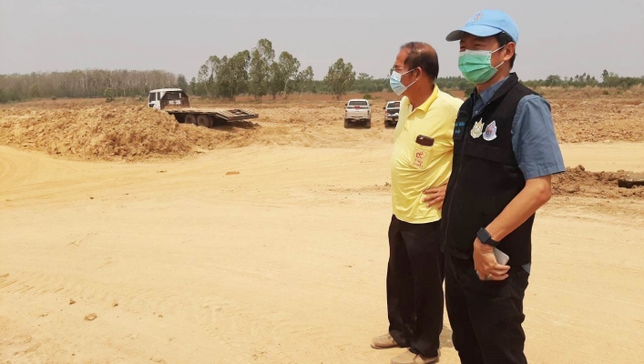 ทน.สทภ.2 ตรวจติดตามเร่งรัดผลเบิกจ่ายและผลการดำเนินงาน อ่างเก็บน้ำห้วยหินลับ  ต.วังซ่าน อ.แม่วงก์ จ.นครสวรรค์