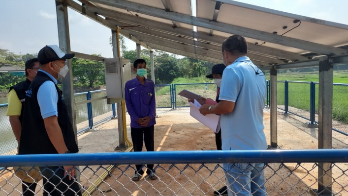 สทภ.1 ลงพื้นที่ตรวจสอบผลสัมฤทธิ์และประสิทธิภาพการดำเนินโครงการอนุรักษ์ฟื้นฟูหนองอึ่งพร้อมระบบกระจายน้ำด้วยพลังงานแสงอาทิตย์