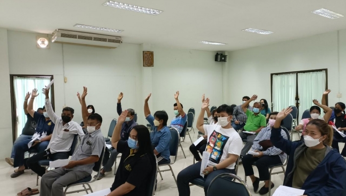 สทภ.๒ ดำเนินการจัดประชุมรับฟังความคิดเห็นของประชาชน  โครงการอนุรักษ์ฟื้นฟูฝายคุ้งป่ายาง พร้อมระบบกระจายน้ำ ด้วยพลังงานแสงอาทิตย์ หมู่ที่ ๗ ตำบลพุคำจาน  อำเภอพระพุทธบาท จ.สระบุรี