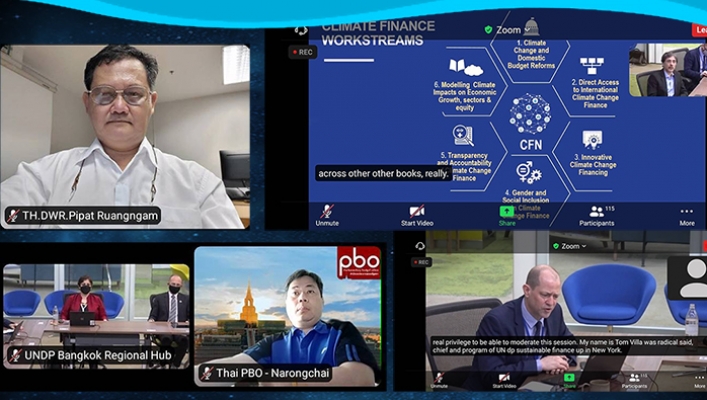 สสป. ร่วมการประชุมเชิงปฏิบัติการ เรื่อง Climate Finance Network (CFN) ผ่านระบบ Zoom