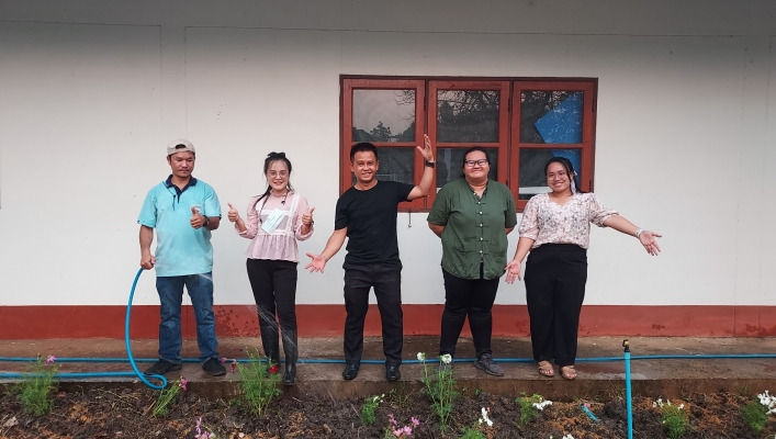 สทภ.1 รวมพลังสามัคคี ปรับปรุงภูมิทัศน์ภายในสำนักงาน
