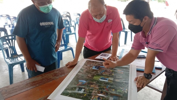สทภ.7 รับฟังความคิดเห็นฯ โครงการก่อสร้างระบบกระจายน้ำเชื่อมโยงแหล่งน้ำในพื้นที่ ตำบลวังยาง - ตำบลศรีประจันต์