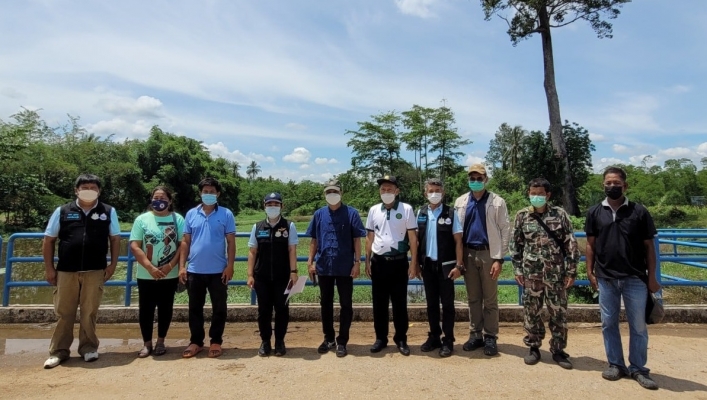 สทภ.6 ร่วมลงพื้นที่หารือแนวทางแก้ไขปัญหาความเดือดร้อนกรณีราษฎรผู้ทูลเกล้าฯ ขอพระราชทานโครงการก่อสร้างอ่างเก็บน้ำคลองวังมืด