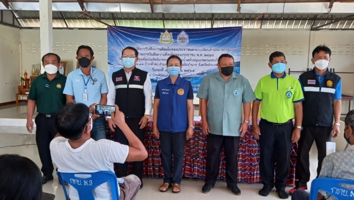 ทส. ทน. สทภ.11 รับฟังความคิดเห็นของประชาชน โครงการปรับปรุงเพิ่มประสิทธิภาพระบบกระจายน้ำสนับสนุนแปลงใหญข้าว