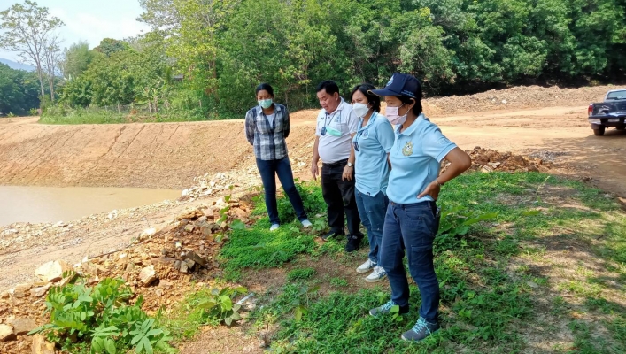 สทภ.9 ลงพื้นที่ตรวจติดตามโครงการอนุรักษ์ฟื้นฟูห้วยขุนน้อยบ้านคั้วะ หมู่ที่ 6 ตำบลศรีภูมิ อำเภอท่าวังผา จังหวัดน่าน ปีงบประมาณ 2565
