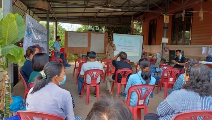 สทภ.1 โดยส่วนประสานและบริหารจัดการลุ่มน้ำปิงตอนบน จัดทำประชุมรับฟังความคิดเห็นของประชาชนฯ โครงการก่อสร้างระบบกระจายน้ำด้วยพลังงานแสงอาทิตย์หนองเหียง