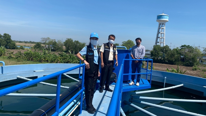 สทภ. 6 ตรวจสถานที่เพื่อขอรับการประกอบกิจการประปาสัมปทาน จ.ฉะเชิงเทรา