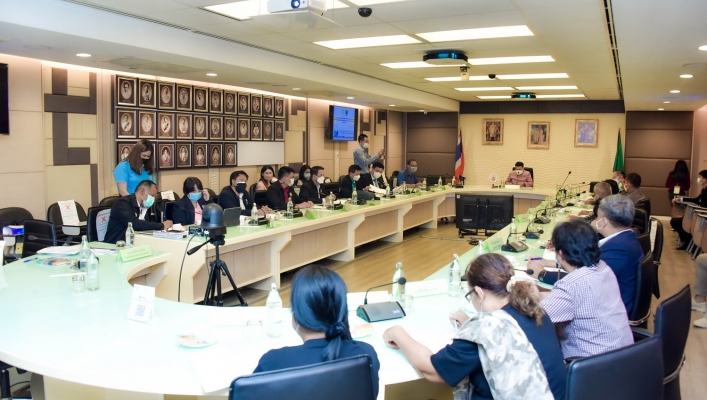 กรมทรัพยากรน้ำร่วมประชุมคณะอนุกรรมการศึกษาผลกระทบสิ่งแวดล้อมและสังคมจากโครงการฝายร้อยเอ็ด ฝายยโลธร-พนมไพร และฝายธาตุน้อย ครั้งที่ 1/2565