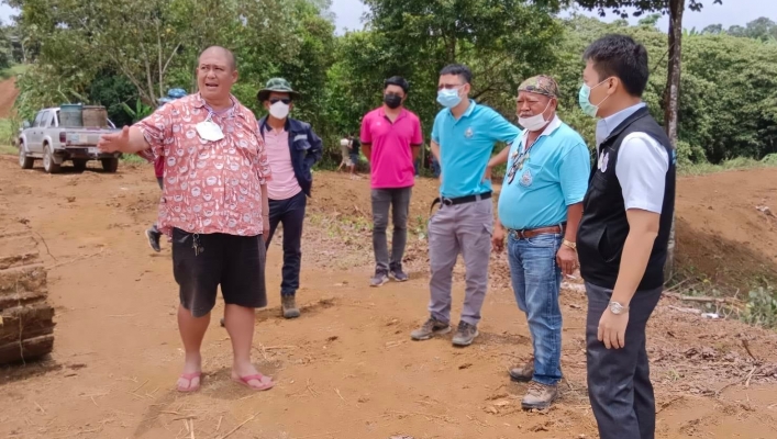 สทภ.6 ลงพื้นที่ติดตามโครงการอนุรักษ์ฟื้นฟูอ่างเก็บน้ำหนองใหญ่ ตำบลประณีต อำเภอเขาสมิง จังหวัดตราด