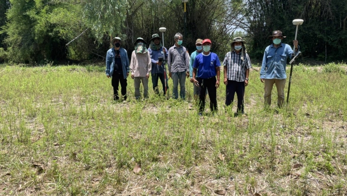 ทส. ทน. สทภ.11 ลงพื้นที่สำรวจออกแบบโครงการก่อสร้างระบบกระจายน้ำสนับสนุนวิสาหกิจชุมชนปลูกพืชหลากหลาย