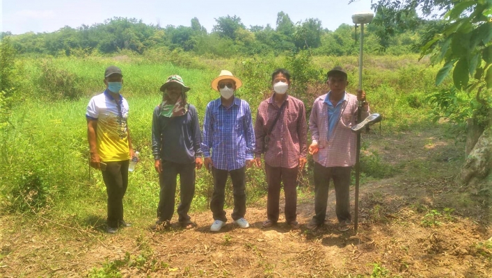 ทส. ทน. สทภ.11 ลงพื้นที่สำรวจออกแบบโครงการอนุรักษ์ฟื้นฟูแหล่งน้ำกุดขี้นุ่น พร้อมระบบกระจายน้ำด้วยพลังงานแสงอาทิตย์