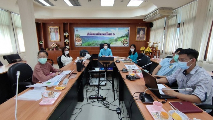 สทภ.6 ประชุมคณะกรรมการติดตามเร่งรัดการใช้จ่ายงบประมาณ ของกรมทรัพยากรน้ำ ครั้งที่ 4/2565