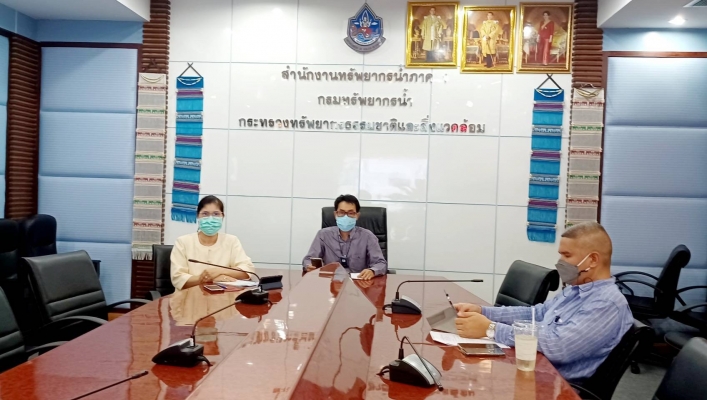 สทภ.1 เข้าร่วมประชุมคณะกรรมการติดตามและประเมินผลการดำเนินงานโครงการ ของกรมทรัพยากรน้ำ ครั้งที่ 1/2565