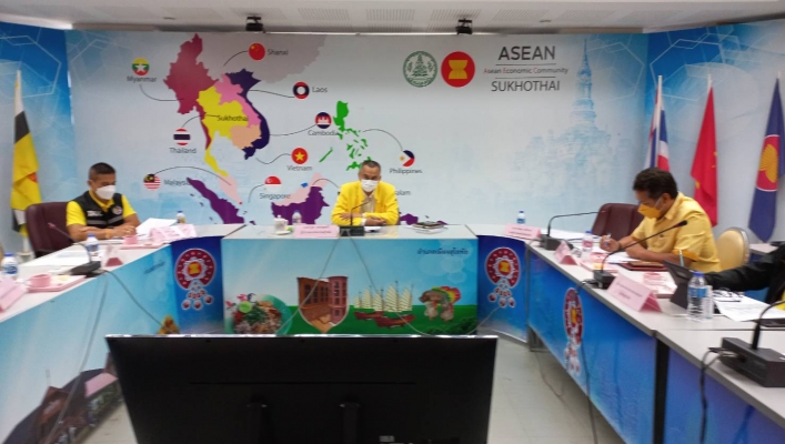 สทภ.9 เข้าร่วมประชุม แก้ไขปัญหา น้ำท่วม พื้นที่การเกษตรของประชาชน รอบสนามบินสุโขทัย
