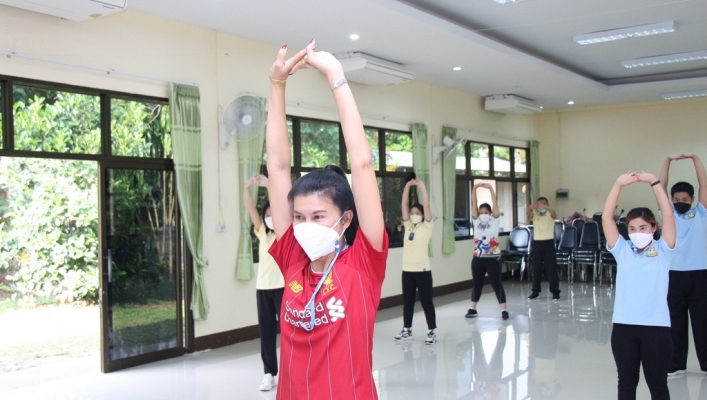 สทภ.1 ออกกำลังกายภายใต้นโยบาย ทส.ยกกำลังเอ็กซ์ ส่งเสริมการสร้างสุขภาพให้แข็งแรง