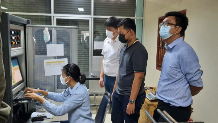 สทภ.7 ทดสอบคุณสมบัติของเหล็กเสริมคอนกรีตโครงการอนุรักษ์ฟื้นฟูแหล่งน้ำอ่างเก็บน้ำหนองดอนหงษ์