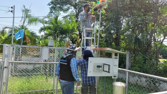 สทภ.4  ออกปฏิบัติงานตรวจสอบ ซ่อมแซม และบำรุงรักษาสถานีสนามระบบเตือนภัยล่วงหน้า (Early Warning)  สำหรับพื้นที่เสี่ยงอุทกภัย-ดินถล่ม ในพื้นที่ลาดชันและพื้นที่ราบเชิงเขา