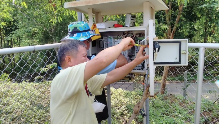 สทภ. 9 ลงพื้นที่สำรวจจุดติดตั้งสถานี และตรวจสอบ ซ่อมบำรุงรักษาสถานีระบบเตือนภัยล่วงหน้า (Early Warning) พื้นที่จังหวัดน่าน