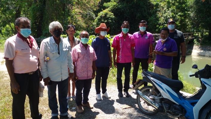 สทภ.๘ สำรวจออกแบบโครงการปรับปรุงประสิทธิภาพคลองวัดป่า อำเภอท่าศาลา จังหวัดนครศรีธรรมราช