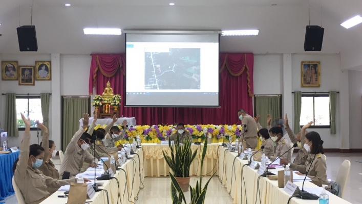 สทภ.1 โดยส่วนประสานและบริหารจัดการลุ่มน้ำวังเข้าร่วมประชุมสภาเทศบาลตำบลแม่ทะ สมัยวิสามัญ ครั้งที่ 2 ประจำปี พ.ศ.2565