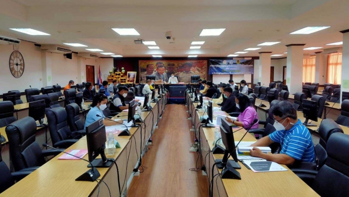 สทภ.1 โดยส่วนประสานและบริหารจัดการลุ่มน้ำสาละวิน เข้าร่วมประชุมคณะอนุกรรมการทรัพยากรน้ำจังหวัดแม่ฮ่องสอน ครั้งที่ 3/2565