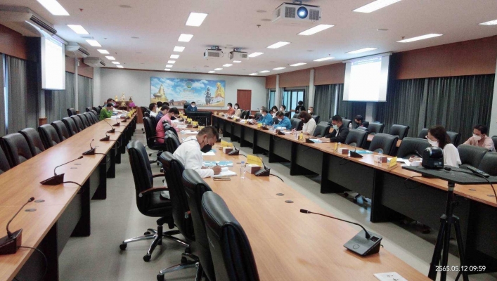 สทภ.1 โดยส่วนประสานและบริหารจัดการลุ่มน้ำปิงตอนบน ร่วมประชุมคณะอนุกรรมการทรัพยากรน้ำจังหวัดลำพูน ครั้งที่ 2/2565
