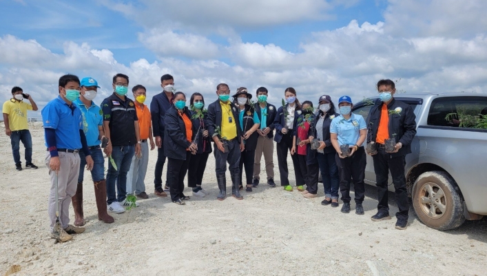 สทภ.6 จัดกิจกรรมวันต้นไม้ประจำปีของชาติ พ.ศ. 2565 ณ บริเวณโครงการอนุรักษ์ฟื้นฟูแหล่งน้ำหนองพอก บ้านเขาด้วน หมู่ที่ 9 ตำบลย่านรี อำเภอกบินทร์บุรี จังหวัดปราจีนบุรี