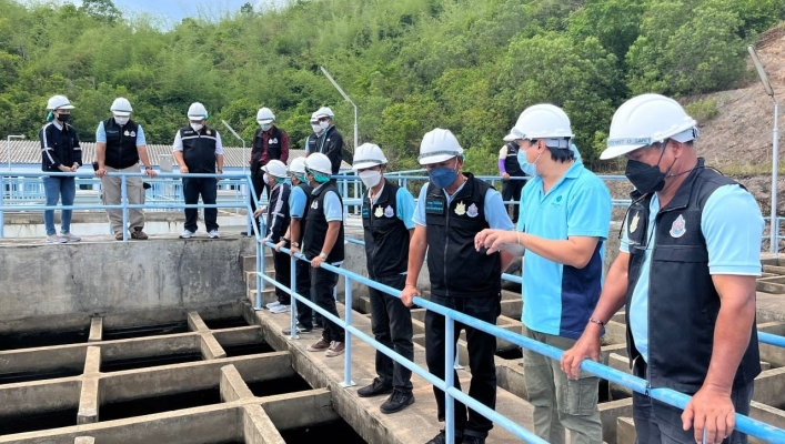 สำนักงานทรัพยากรน้ำภาค 6 ร่วมตรวจ กำกับ และส่งเสริมการประกอบ กิจการประปาสัมปทาน ในพื้นที่ จ.ชลบุรี