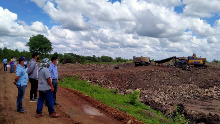 สทภ.6 ลงพื้นที่ตรวจติดตามโครงการอนุรักษ์ฟื้นฟูแหล่งน้ำ บ้านหนองสระหิน หมู่ที่ 8 ตำบลแซร์ออ อำเภอวัฒนานคร จังหวัดสระแก้ว