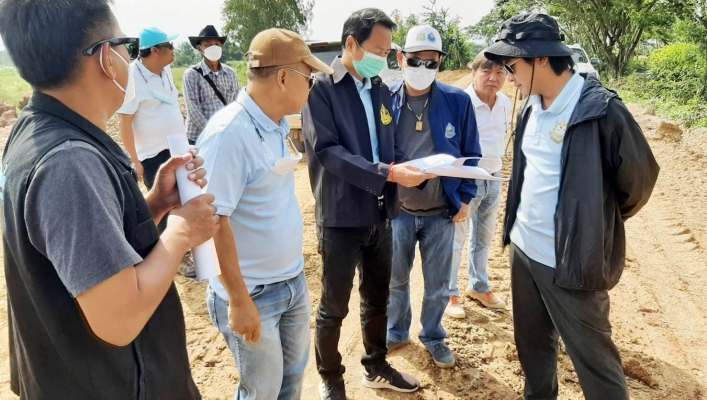 ทน.สทภ.2ตรวจติดตามเร่งรัดผลเบิกจ่ายและผลการดำเนินงานโครงข่ายแหล่งน้ำ 2 ตำบล (บุ่งคล้า,ลานบ่า) พร้อมก่อสร้างระบบกระจายน้ำด้วยพลังงานแสงอาทิตย์ ต.บุ่งคล้า,ลานบ่า อ.หล่มสัก จ.เพชรบูรณ์