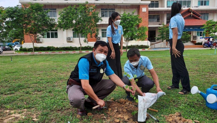 สทภ.9 จัดกิจกรรมวันต้นไม้ประจำปีของชาติ พ.ศ.2565 เนื่องในโอกาสมหามงคลพระราชพิธีบรมราชาภิเษก ภายใต้ชื่อ “รวมใจไทย ปลูกต้นไม้ เพื่อแผ่นดิน” สืบสานสู่ 100 ล้านต้น