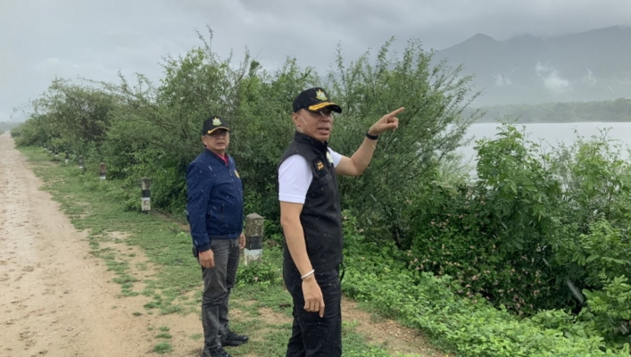 สทภ.1 ลงพื้นที่ตรวจสอบและเฝ้าระวังอ่างเก็บน้ำห้วยบวกหลวง จังหวัดตาก