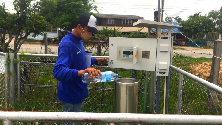 สทภ.7 ลงพื้นที่ตรวจสอบ ซ่อมแซม และบำรุงรักษาสถานีเตือนภัยล่วงหน้า (Early Warning)