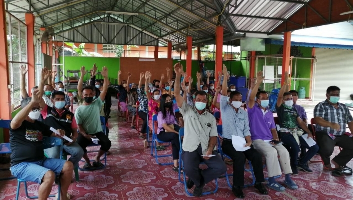 สทภ.1 โดยส่วนประสานและบริหารจัดการลุ่มน้ำปิงตอนล่าง จัดโครงการประชุมเชิงปฏิบัติการเพื่อรับฟังความคิดเห็นของประชาชน โครงการก่อสร้างระบบกระจายน้ำด้วยพลังงานแสงอาทิตย์จากแหล่งน้ำบ้านห้วยบง
