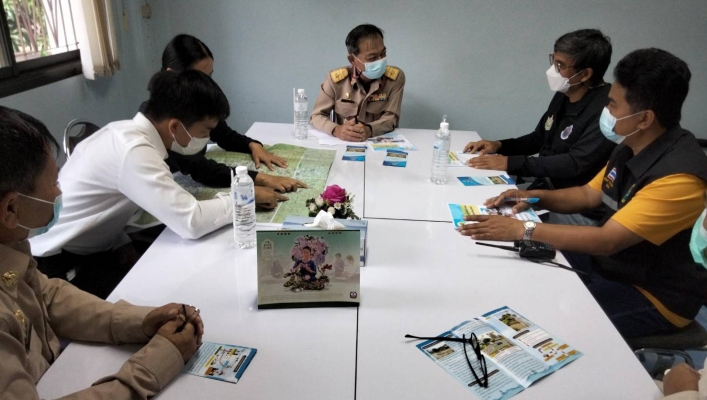 ทน.สทภ.2 เดินหน้า! สำรวจพื้นที่หาจุดติดตั้งสถานีเตือนภัย EARLY WARNING ปี65