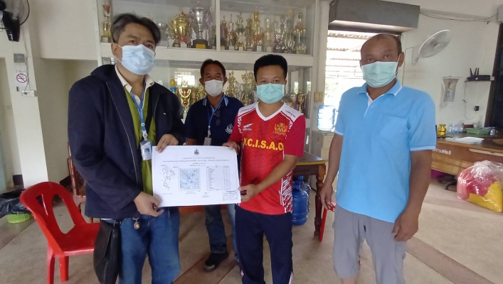 ทส. ทน. สทภ.11 รับฟังความคิดเห็นของประชาชน โครงการก่อสร้างระบบกระจายน้ำเกษตรแปลงใหญ่ข้าว บ้านกกไฮ บ้านกกแดงและบ้านหนองบอน จ.มุกดาหาร