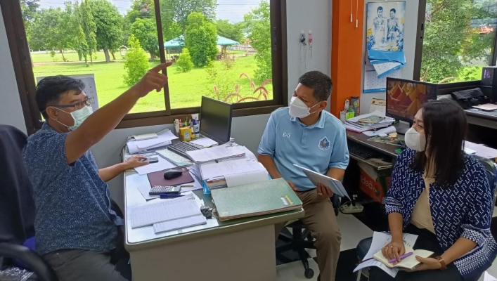 สทภ.7 ลงพื้นที่ติดต่อประสานงานการจัดประชุมติดต่อประสานงานจัดการประชุมรับฟังความคิดเห็นของประชาชน  โครงการอนุรักษ์ ฟื้นฟูพัฒนาแหล่งน้ำ และระบบกระจายน้ำ