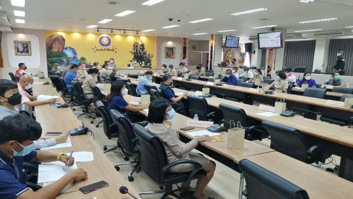 สทภ.6 เข้าร่วมประชุมติดตามและเตรียมความพร้อมรับสถานการณ์อุทกภัยในช่วงฤดูฝน ปี 2565 ในพื้นที่จังหวัดจันทบุรี