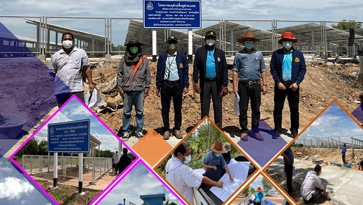 สำนักงานทรัพยากรน้ำภาค 5 ติดตามงานโครงการอนุรักษ์ฟื้นฟูลำสะแทดพร้อมระบบกระจายน้ำและระบบอ่างพวง ต.กู่สวนแตง,หนองเยือง อ.บ้านใหม่ไชยพจน์ จ.บุรีรัมย์