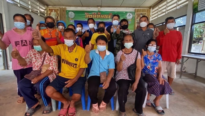 ทส. ทน. สทภ.11 ติดตามผลการดำเนินงานโครงการก่อสร้างระบบกระจายน้ำสนับสนุนเกษตรแปลงใหญ่ถั่วลิสง