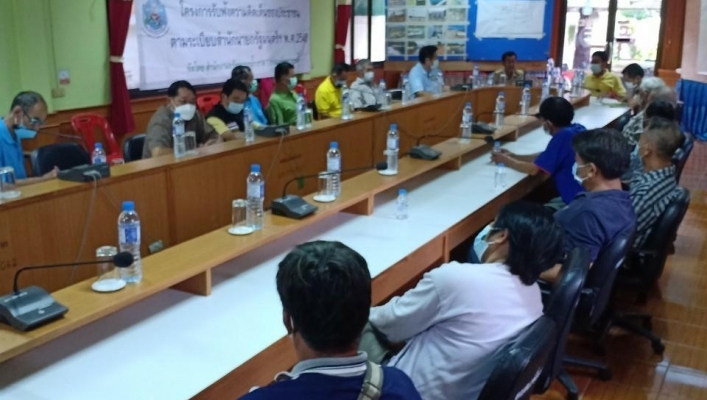 สทภ.1 โดยส่วนประสานและบริหารจัดการลุ่มน้ำปิงตอนบน โครงการก่อสร้างระบบกระจายน้ำด้วยพลังงานแสงอาทิตย์ฝายน้ำล้นเขื่อนผาก พร้อมระบบกระจายน้ำ