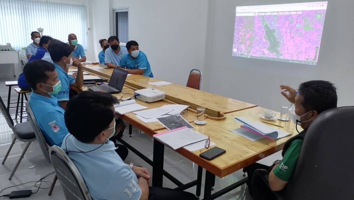 สทภ.5 ประชุมคณะกรรมการโครงการฯ(งานดำเนินการเอง) โครงการอนุรักษ์ฟื้นฟูแหล่งน้ำเพื่อเพิ่มประสิทธิภาพอ่างเก็บน้ำบึงถนนหักใหญ่