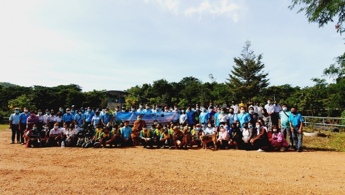 สทภ.7 โครงการปรับปรุงภูมิทัศน์บริเวณฝายน้ำล้นลำภาชี บ้านท่ามะขาม
