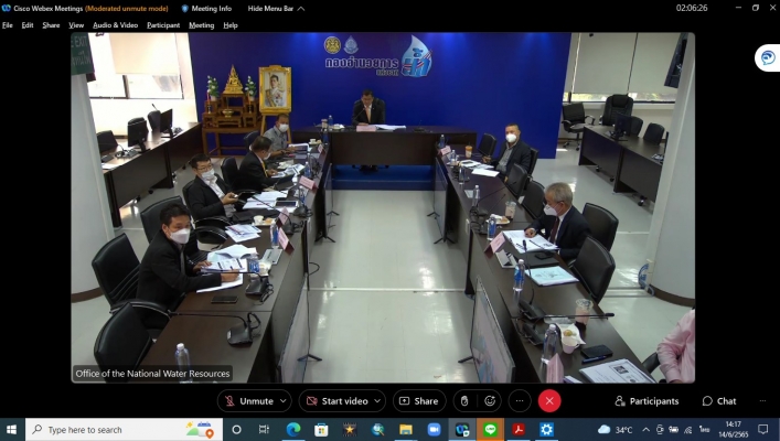 สทภ.7 ประชุมคณะอนุกรรมการบริหารจัดการทรัพยากรน้ำรายภาค ในพื้นที่ภาคกลาง