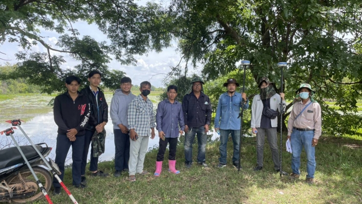 ทส. ทน. สทภ.11 ลงพื้นที่สำรวจออกแบบโครงการอนุรักษ์ฟื้นฟูแหล่งน้ำหนองร่องแหว่งพร้อมระบบกระจายน้ำด้วยพลังงานแสงอาทิตย์