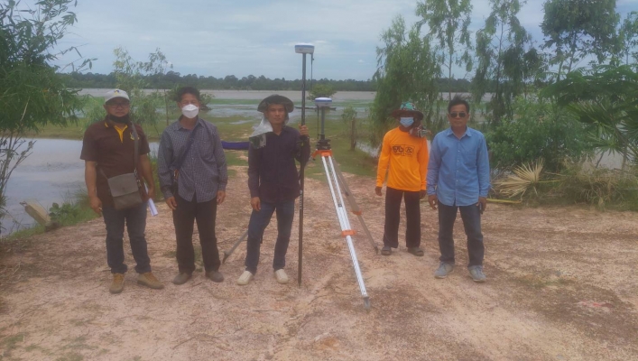 ทส. ทน. สทภ.11 ลงพื้นที่สำรวจออกแบบโครงการอนุรักษ์ฟื้นฟูแหล่งน้ำหนองเลิงเปือย พร้อมระบบกระจายน้ำ