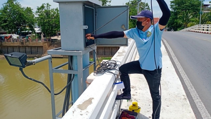 สทภ.7 ลงพื้นที่ตรวจสอบ และบำรุงรักษาสถานีโทรมาตร (Telemetering)