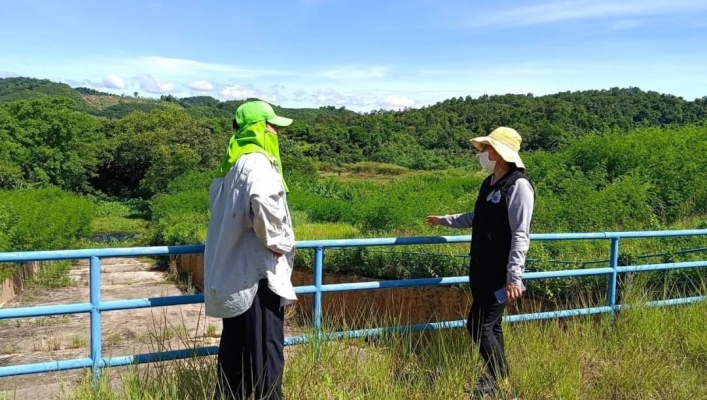สทภ.1 ลงพื้นที่ตรวจสอบระบบตรวจวัดปริมาณน้ำเก็บกักในแหล่งน้ำขนาดเล็ก ในเขตพื้นที่ จังหวัดเชียงรายและจังหวัดพะเยา